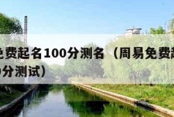 周易免费起名100分测名（周易免费起名打分100分测试）