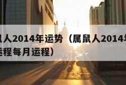 属鼠人2014年运势（属鼠人2014年运势运程每月运程）