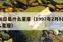 2月8日是什么星座（1997年2月8日是什么星座）